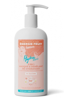 Masque 2 en 1 Cheveux Abimes Monoi Macadamia Bio 300ml Energie Fruit Herboristerie de Paris