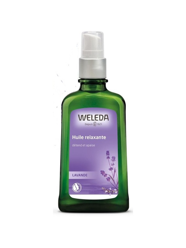 Huile relaxante à la Lavande 100ml Weleda Herboristerie de Paris