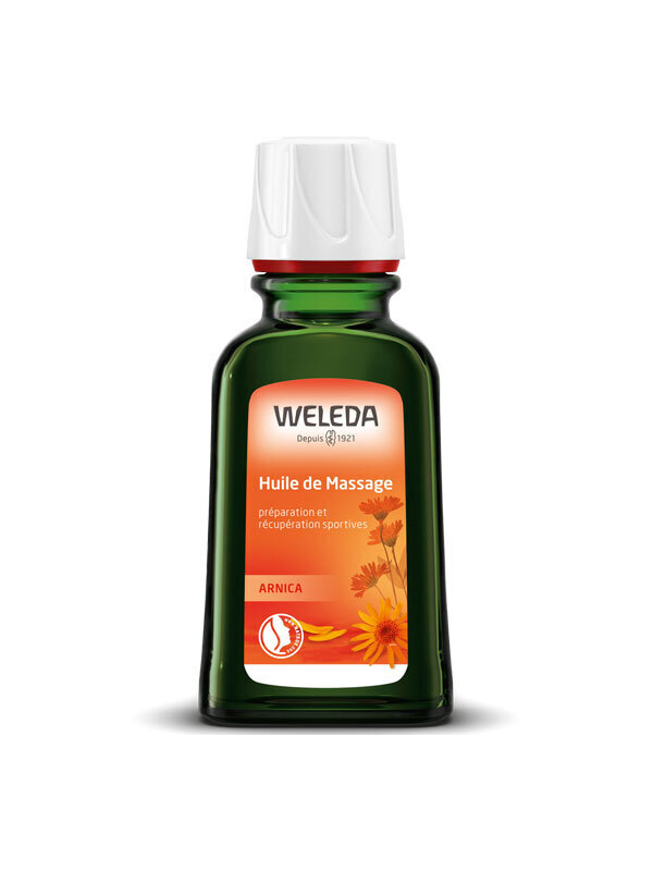 Huile de massage à l'arnica 50ml Weleda Herboristerie de Paris