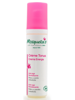Crème Tonus anti rides à la Rose musquée 50ml Mosqueta's Herboristerie de Paris