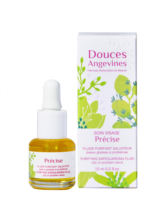 Précise Soin purifiant pour peaux grasses à problèmes 15ml Les Douces Angevines Herboristerie de Paris