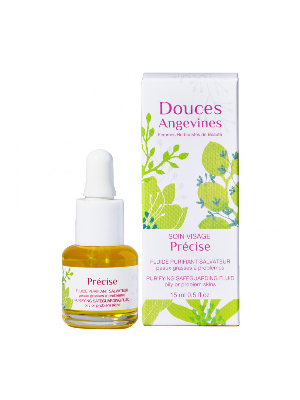 Précise Soin purifiant pour peaux grasses à problèmes 15ml Les Douces Angevines Herboristerie de Paris