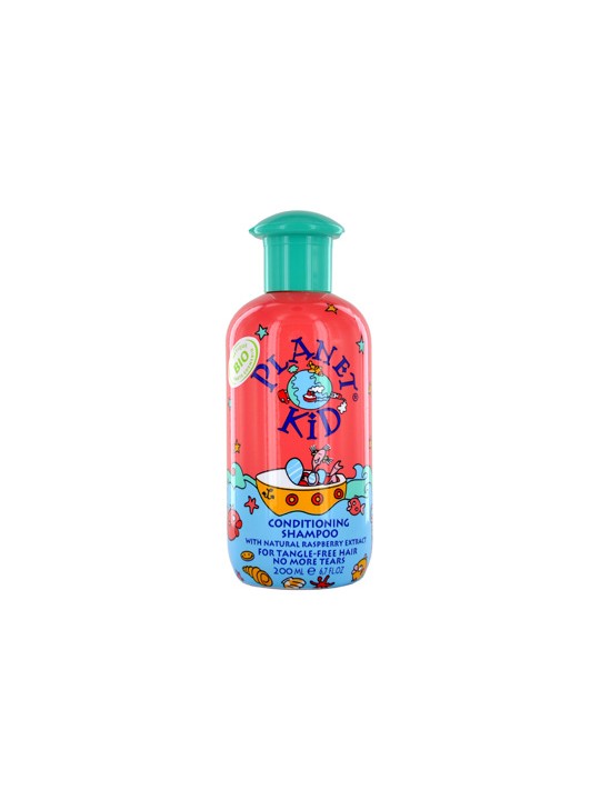 Shampoing à la Framboise ne pique pas les yeux 200ml Planet Kid Herboristerie de Paris