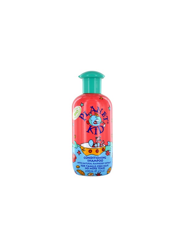 Shampoing à la Framboise ne pique pas les yeux 200ml Planet Kid Herboristerie de Paris