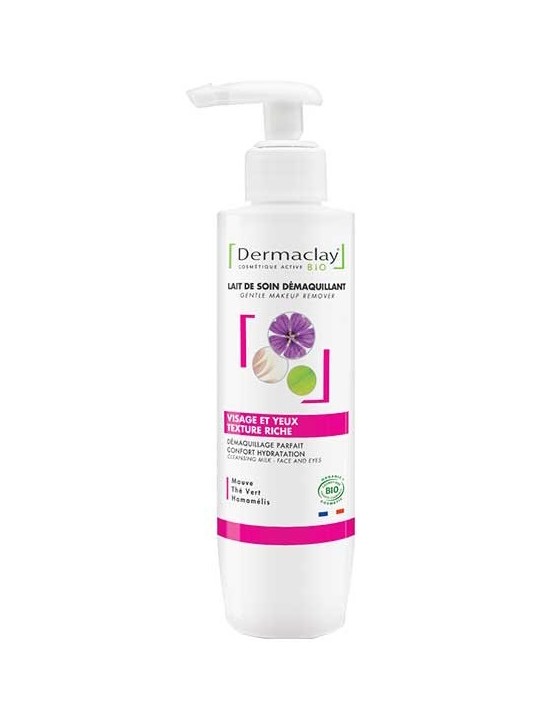 Lait de soin démaquillant 200ml Dermaclay  Herboristerie de Paris