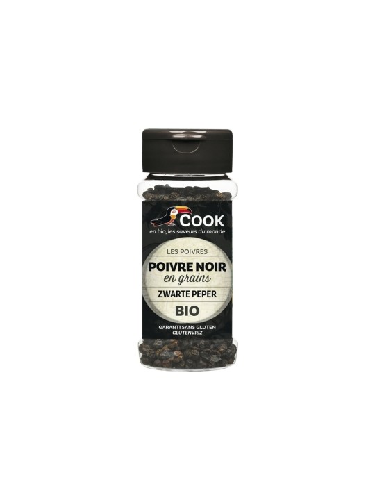 Poivre noir en grains 50g Cook Herboristerie de Paris