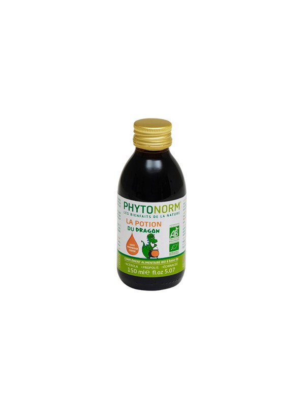 Potion du dragon Tonus Vitalité 150ml Phytonorm Herboristerie de Paris