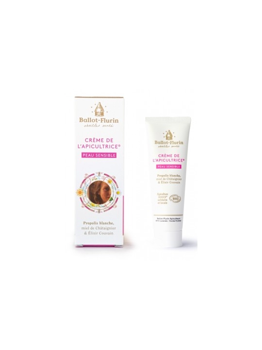 Crème de l'Apicultrice Peau Sensible 30ml Ballot Flurin Herboristerie de Paris