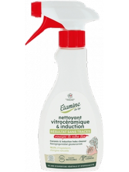 Nettoyant Vitrocéramique Induction au vinaigre bio 240ml Etamine du Lys Herboristerie de Paris