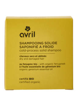 Shampooing solide Cheveux secs et abimés 100g Avril Herboristerie de Paris