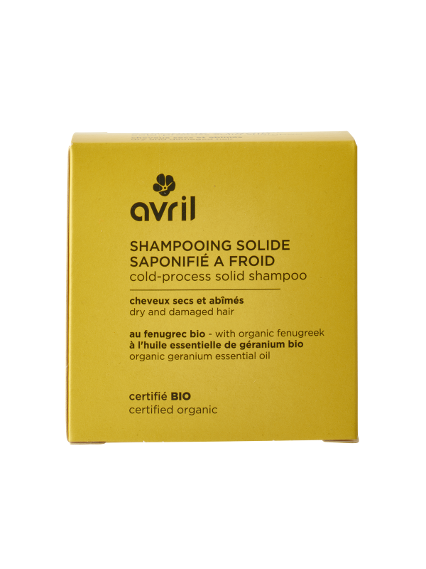 Shampooing solide Cheveux secs et abimés 100g Avril Herboristerie de Paris