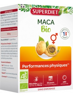 Maca Bio 90 comprimés Super Diet Herboristerie de Paris