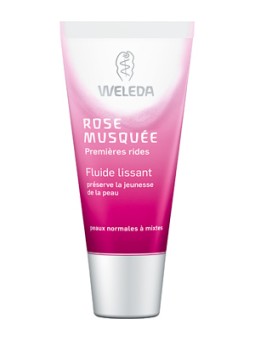 Fluide lissant à la Rose Musquée premières rides 30ml Weleda Herboristerie de Paris