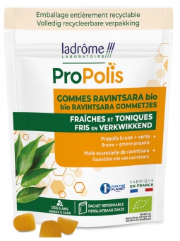Gommes Propolis et Ravintsara 45g Ladrome Herboristerie de Paris gommes à sucer