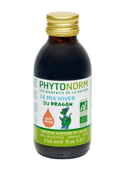 Le Mix'Hiver du dragon BIO Sans HE thym mauve propolis 150ml Phytonorm Herboristerie de Paris