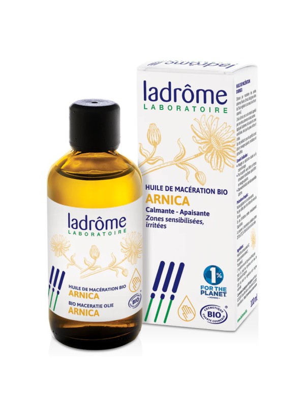 Huile de macération d'Arnica apaisante et décongestionnante 100ml Ladrome Herboristerie de Paris