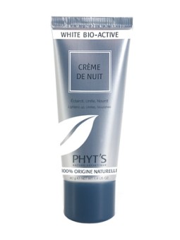 White Bio Active Crème de nuit éclaircissante tube de 40g Phyts Herboristerie de Paris