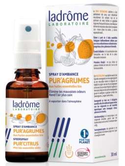 Spray pur'agrumes 100% HE 30ml Ladrome Herboristerie de Paris