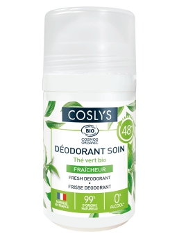 Déodorant soin fraîcheur Thé vert bio 50ml Coslys Herboristerie de Paris