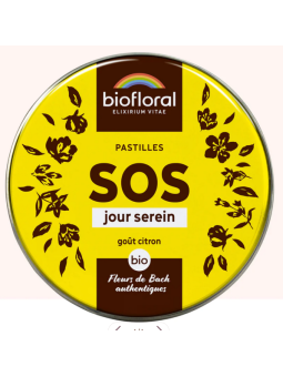 Pastilles remède de secours sans alcool boite familiale 50g Biofloral Herboristerie de Paris