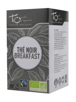 Thé noir breakfast BIO 24 sachets 48g Touch Organic Herboristerie de Paris