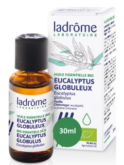 Huile essentielle Eucalyptus Globulus Bio 30ml Ladrome Herboristerie de Paris santé respiratoire