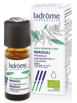 Huile essentielle Niaouli Bio 10ml Ladrome Herboristerie de paris contribue au maintien des défenses immunitaires