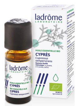 Cyprès Bio 10ml Ladrome Herboristerie de Paris usage externe aide la circulation