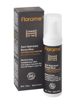 Soin hydratant Bonne Mine Homme à l'huile d'Argan 50ml Florame Herboristerie de Paris