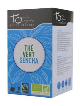 Thé vert Sencha BIO 24 sachets 48g Touch Organic Herboristerie de Paris