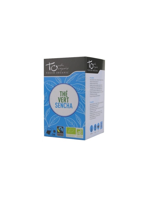 Thé vert Sencha BIO 24 sachets 48g Touch Organic Herboristerie de Paris
