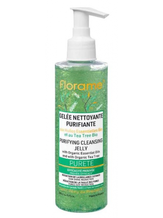 Gelée nettoyante purifiante 200ml Florame Herboristerie de Paris