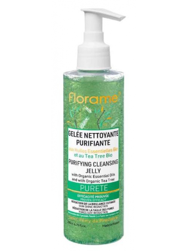 Gelée nettoyante purifiante 200ml Florame Herboristerie de Paris
