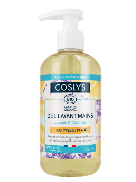 Crème lavante mains douceur Lavande Citron 300ml Coslys Herboristerie de Paris