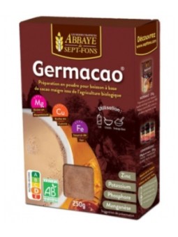 Germacao Petit déjeuner au cacao 250 G Abbaye de Sept Fons Herboristerie de Paris