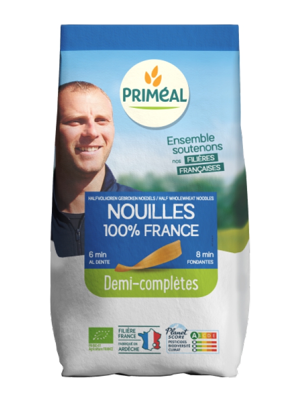 Nouilles 100% France 500g Primeal Herboristerie de Paris