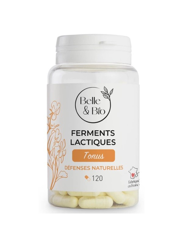 Ferments lactiques naturels 120 gélules Belle et Bio Herboristerie de Paris