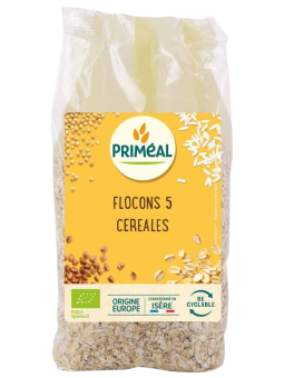 Flocons 5 céréales 500g Primeal Herboristerie de Paris