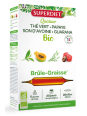 Quatuor brule graisse bio Guarana Thé vert Papaye Son d'avoine Bio 20 ampoules de 15ml Super Diet Herboristerie de Paris