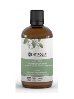 Huile vierge d'Amande douce adoucissante 100ml Centifolia Herboristerie de Paris