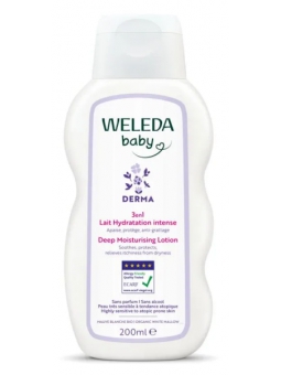 Lait corporel bébé sans parfum 200ml Weleda Herboristerie de Paris