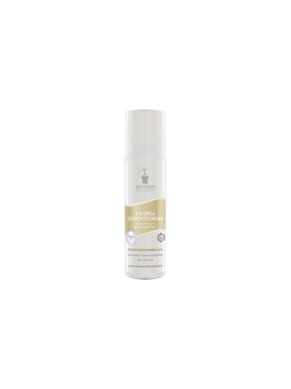 Crème visage 5% d'urée 75ml Bioturm Herboristerie de Paris