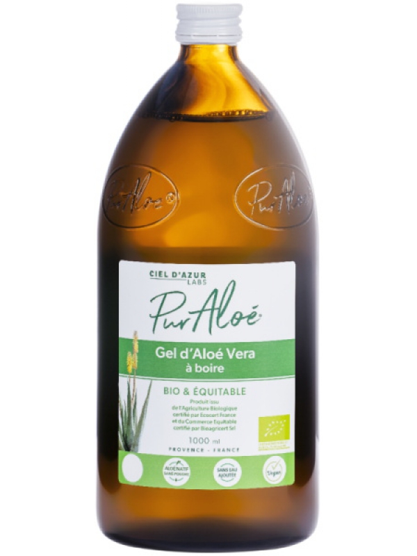 Pur Gel d'Aloé Vera à boire 1L Puraloe Herboristerie de Paris santé intestinale