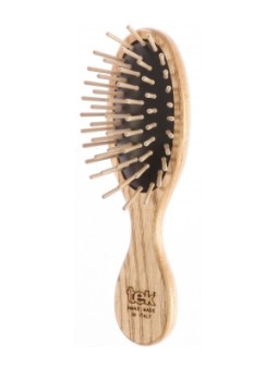 Mini Brosse ovale en Frêne naturel Tek Herboristerie de Paris