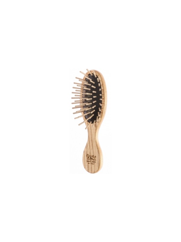 Mini Brosse ovale en Frêne naturel Tek Herboristerie de Paris