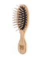Mini Brosse ovale en Frêne naturel Tek Herboristerie de Paris
