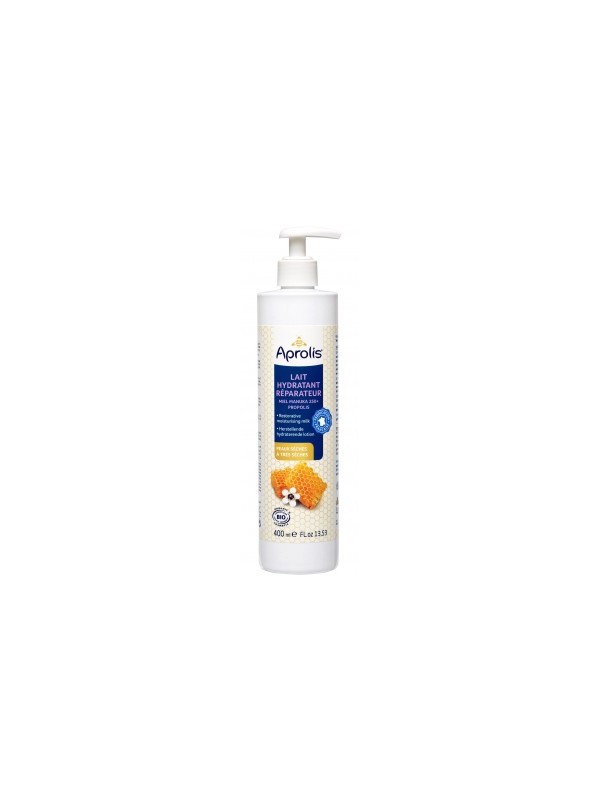 Lait hydratant Réparateur Miel de Manuka et Propolis 400ml Aprolis Herboristerie de Paris