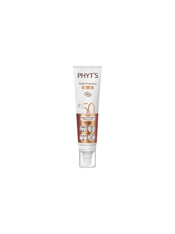 Fluide Protecteur Solaire SPF 50 100ml Phyts Herboristerie de Paris