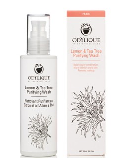 Nettoyant Purifiant au Citron et à l'Arbre à Thé 200ml Odylique Herboristerie de Paris