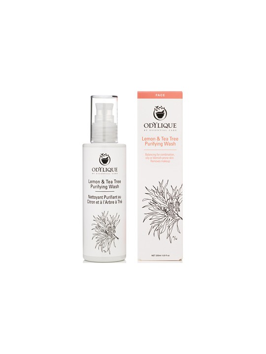 Nettoyant Purifiant au Citron et à l'Arbre à Thé 200ml Odylique Herboristerie de Paris